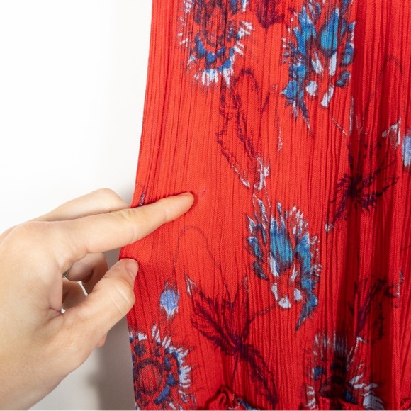 Intimately Free People Red Floral Garden Party Maxi Dress - Picture 7 of 11